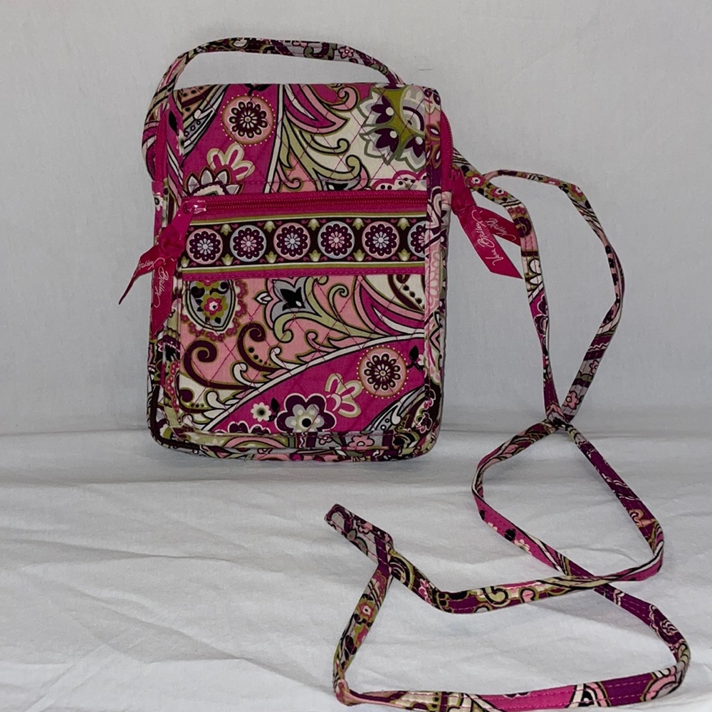 Very Berry Paisley cross body purse